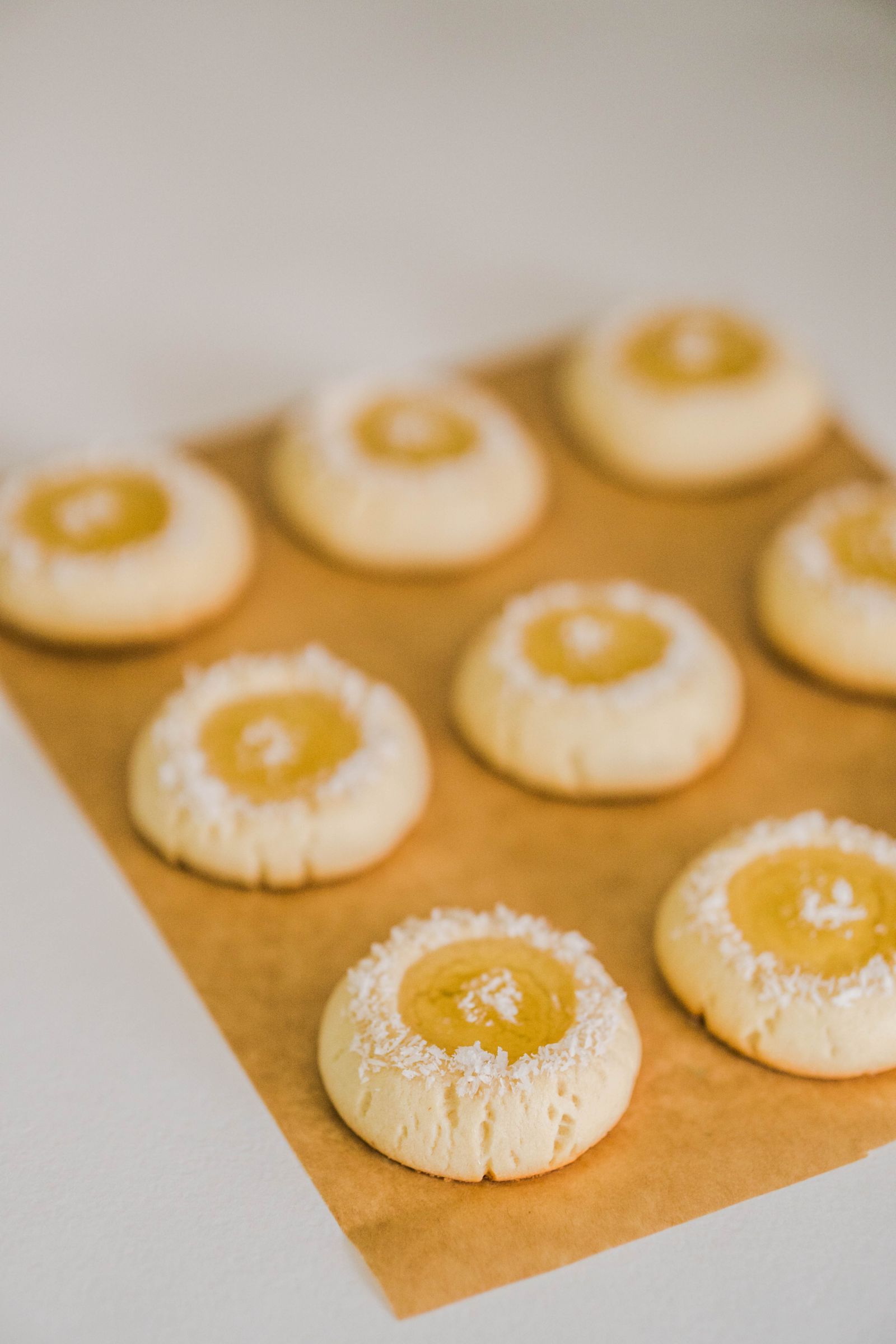 CUSTARD COCONUT COOKIES — illustrative photo